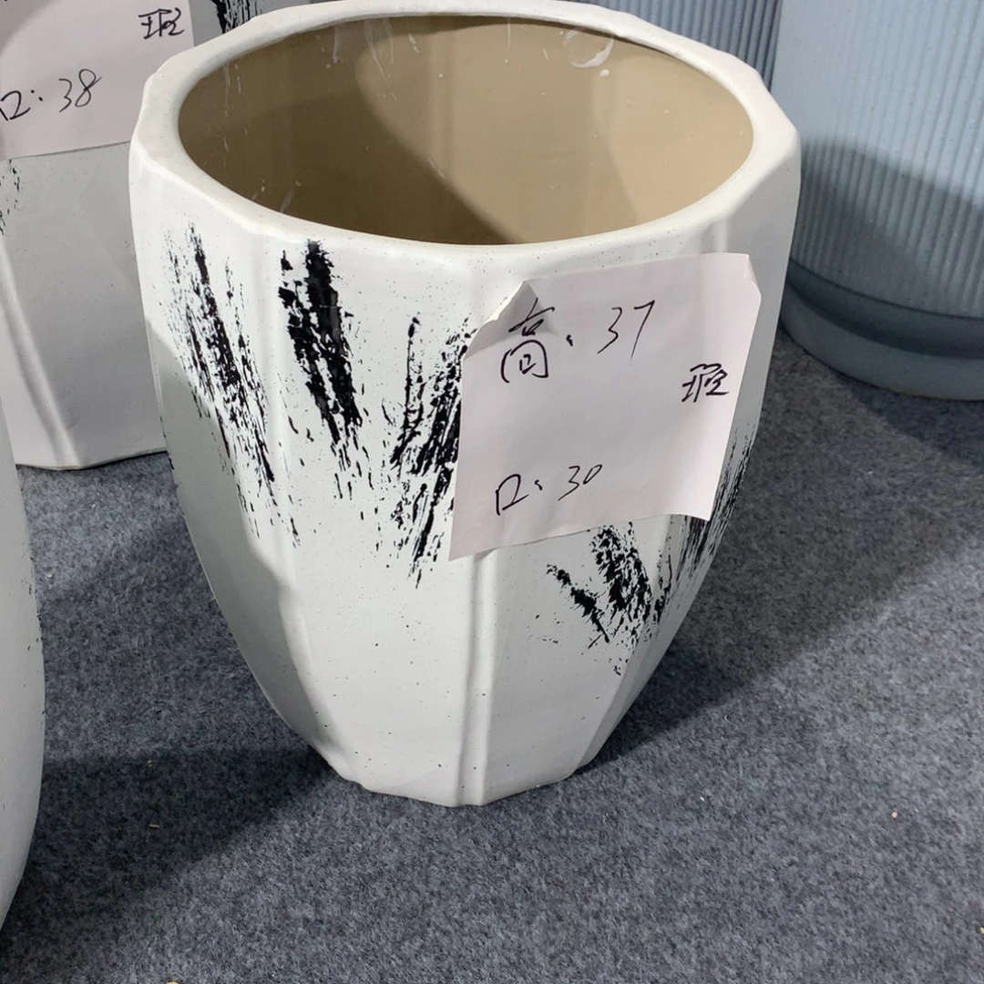 高温陶瓷花盆微瑕