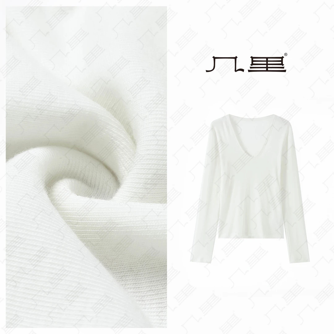 几里与麻 真羊毛莱赛尔打底衫 衣长55胸围78 2083146