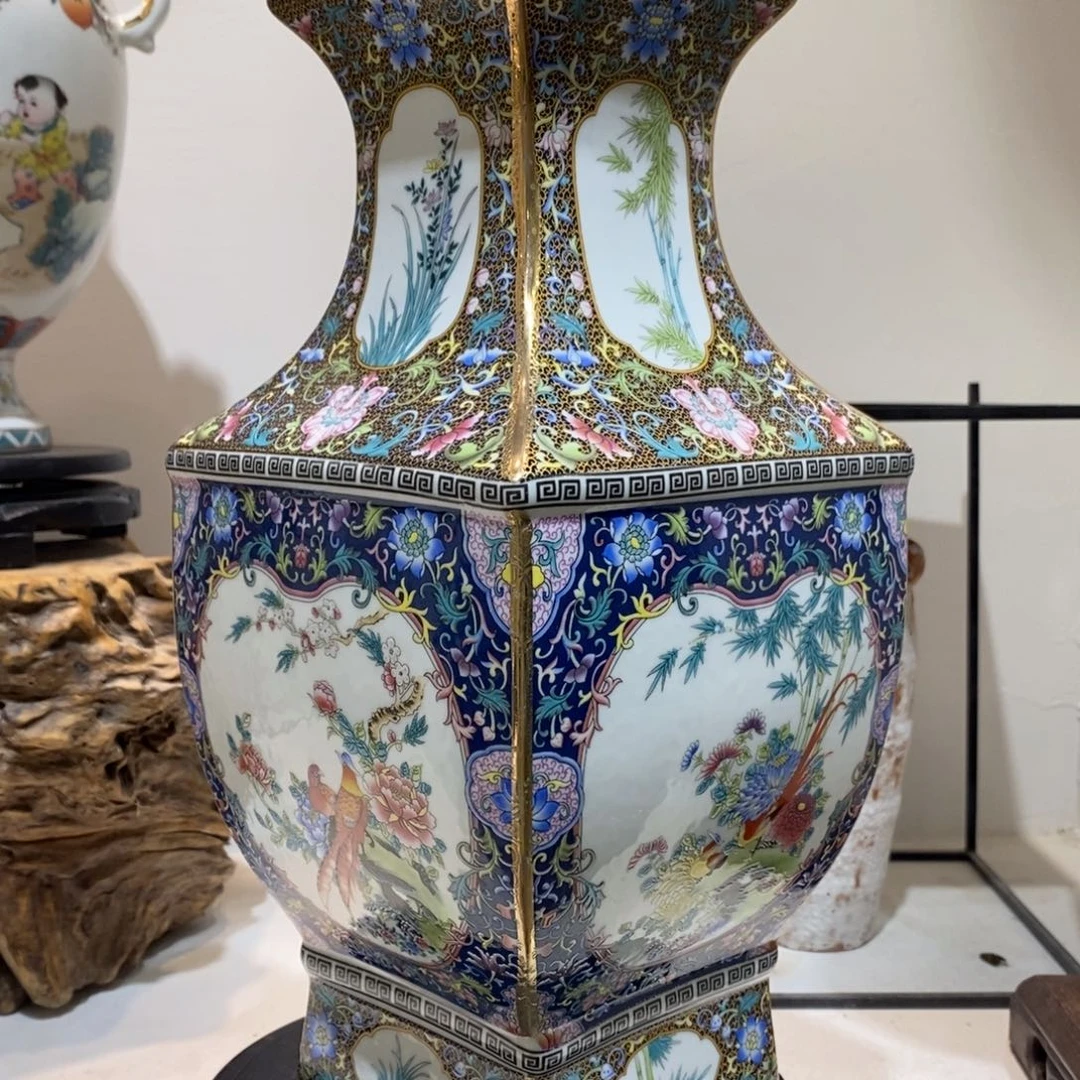 瓶景德镇陶瓷花瓶摆件