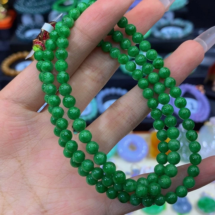 未镶嵌手串翡翠翡翠