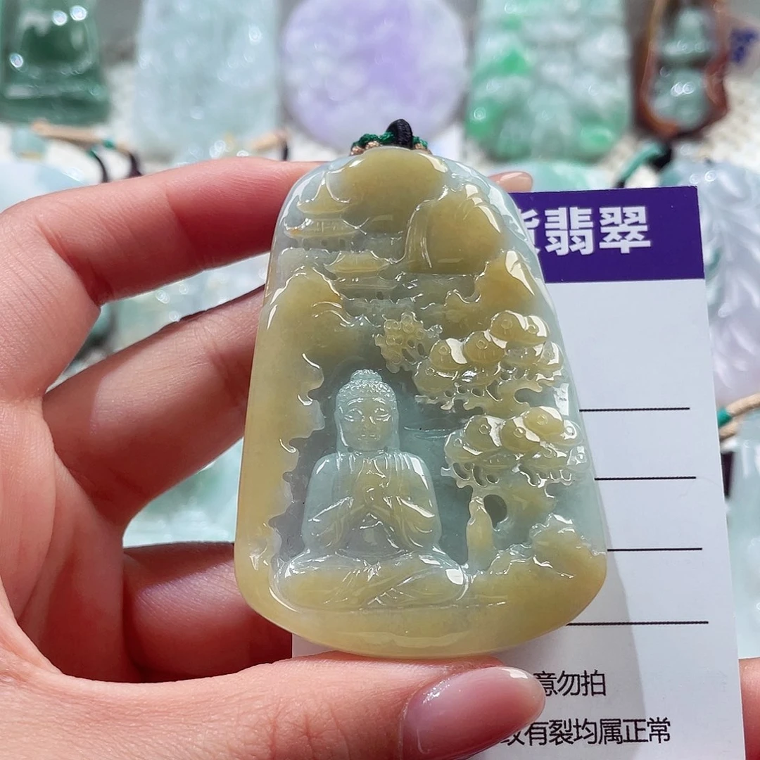 颈饰未镶嵌翡翠大日