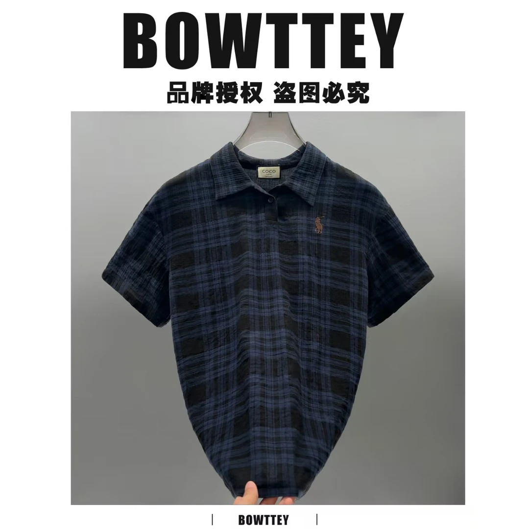 男士百搭顶奢时尚宽松夏季新品设计感休闲上衣NZF042