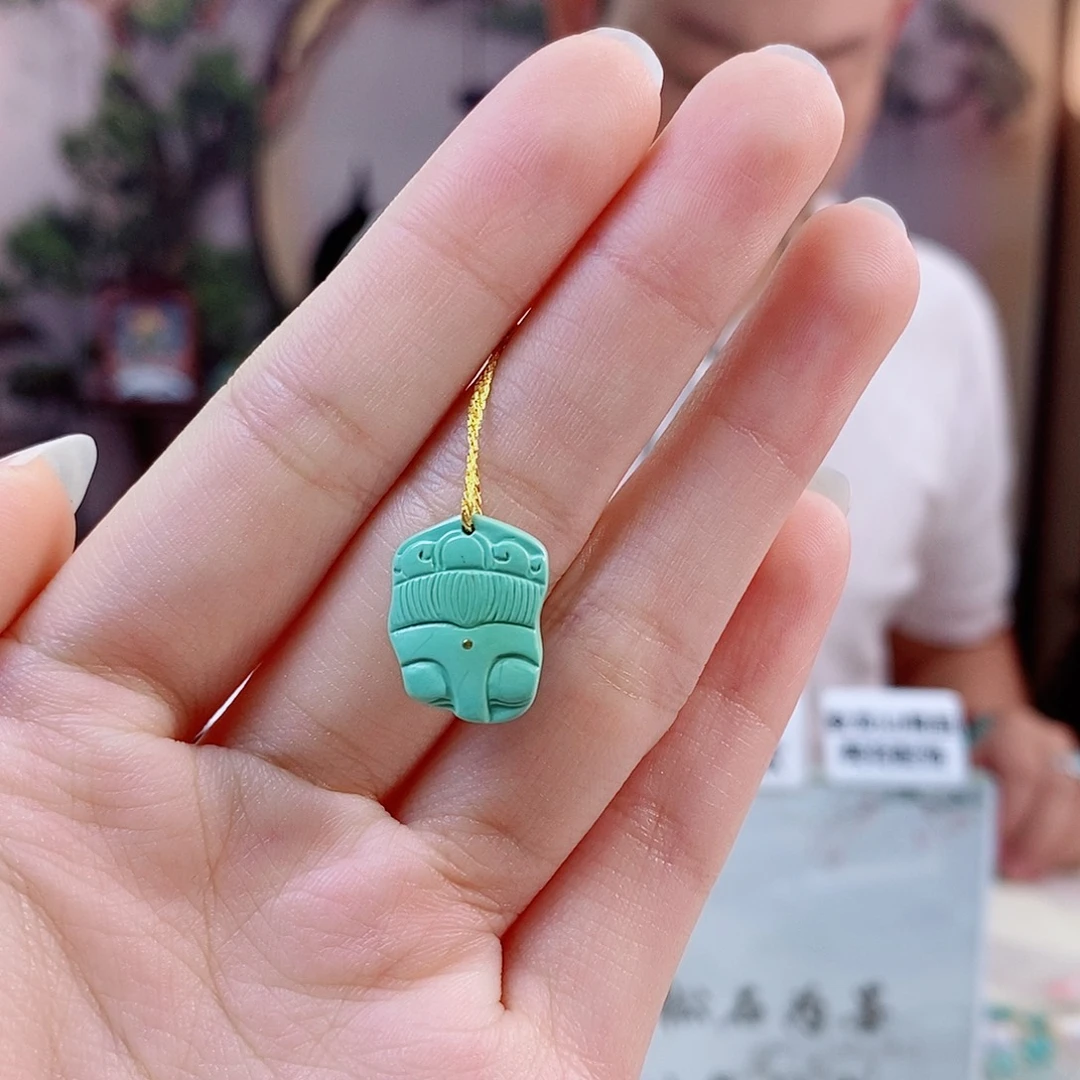 未镶嵌绿松石珠宝奇石