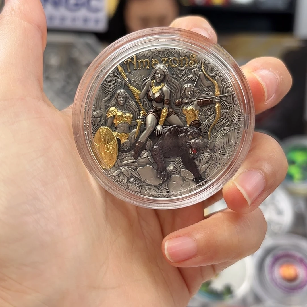 纯银【新品】亚马逊丛林三姐妹银币2025年2盎司