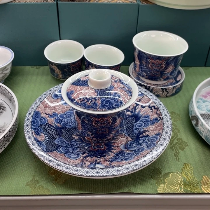 景德镇陶瓷盖碗茶具