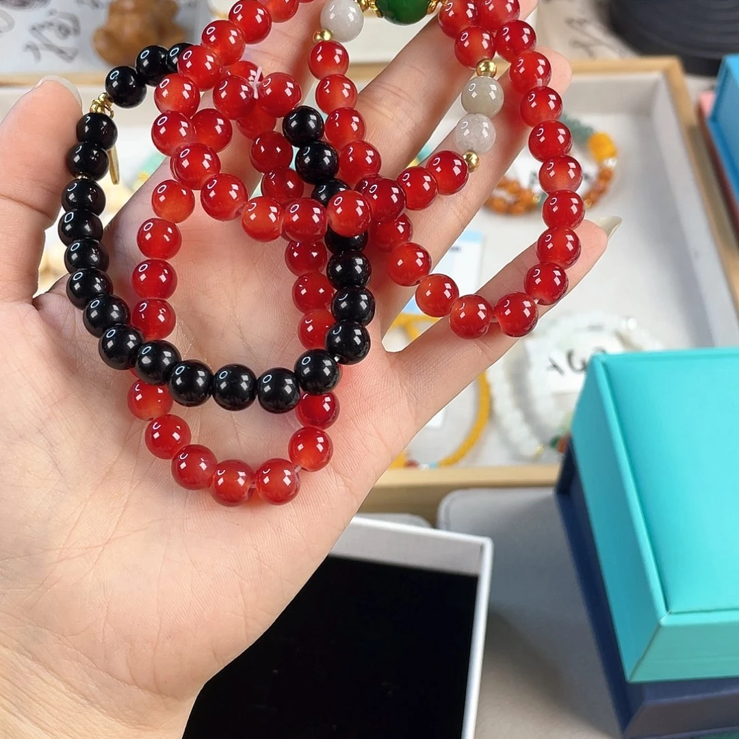 针钠钙石手饰银S925镀金镶嵌