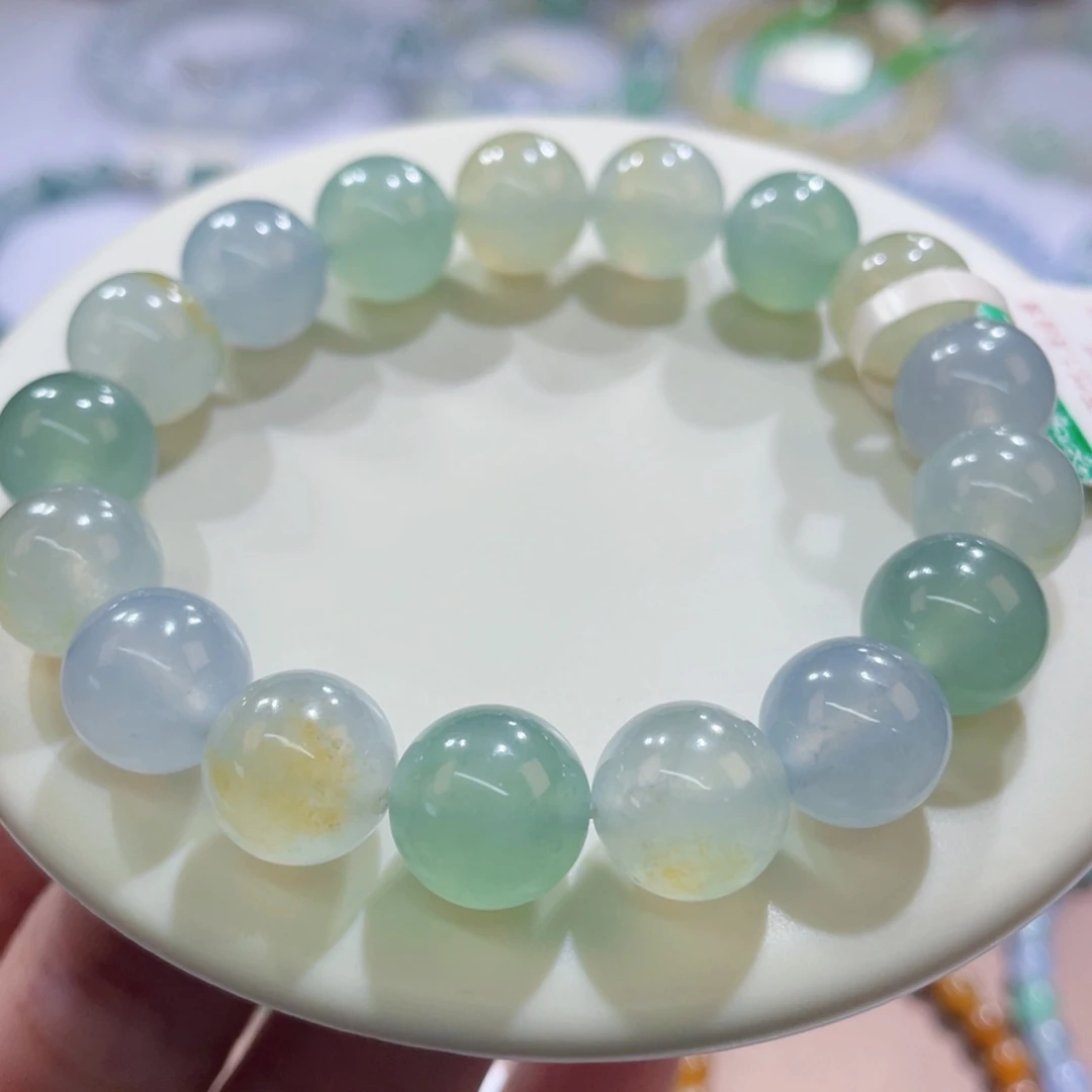未镶嵌手链翡翠三彩卡11