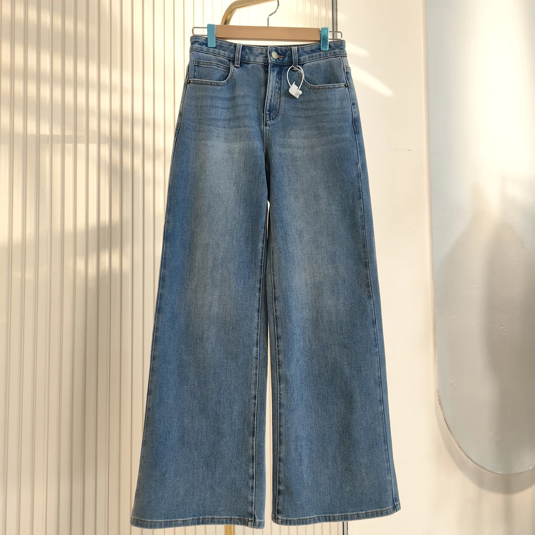 *25新春夏秋女款极简百搭长款牛仔裤（SNY-31）