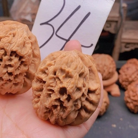 吊坠桃核47将军榜62克