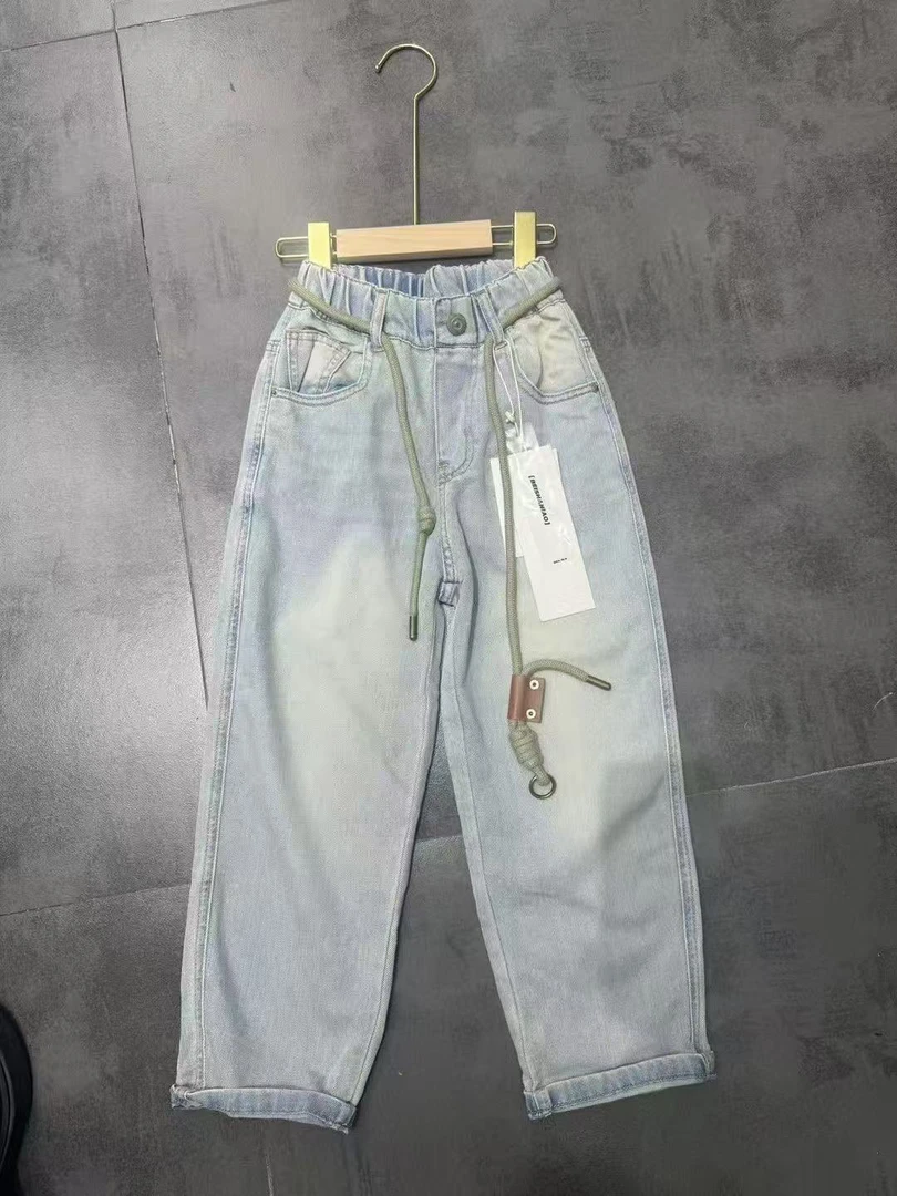 59732高端潮流时尚百搭潮品童装时尚百搭牛仔裤B10-5-4