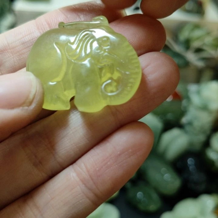 岫玉挂坠款式未镶嵌