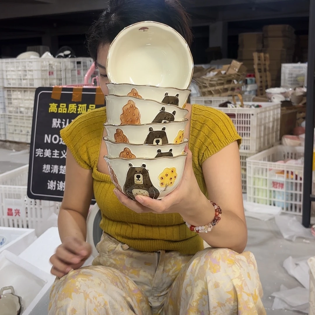 瓷微瑕陶瓷餐具釉下