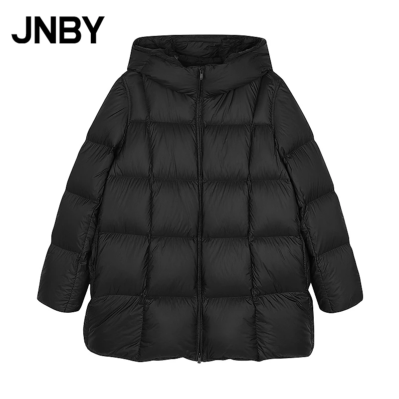 【新品9折预售】JNBY/江南布衣25冬新品羽绒服宽松连帽5X0C10200