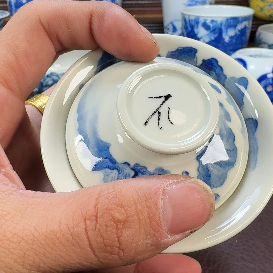 瓷片不**懂现代景德镇陶瓷手绘茶具