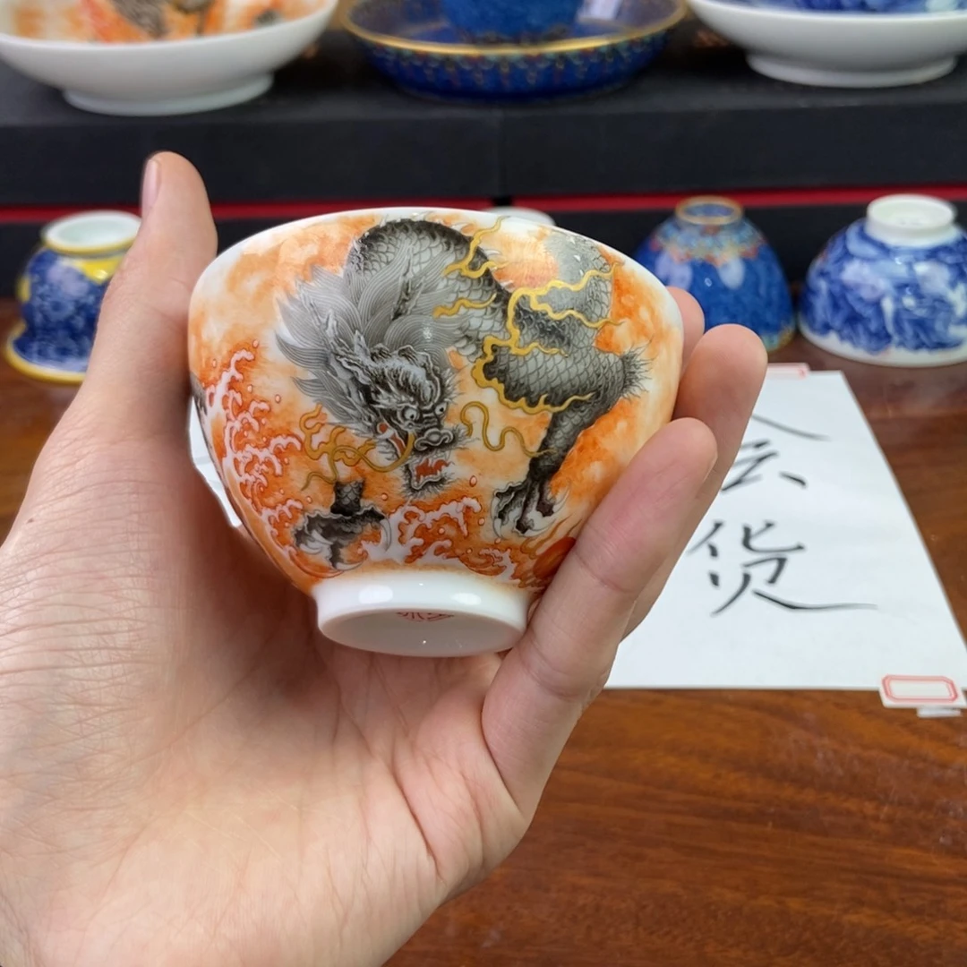 杯景德镇手绘陶瓷艺术