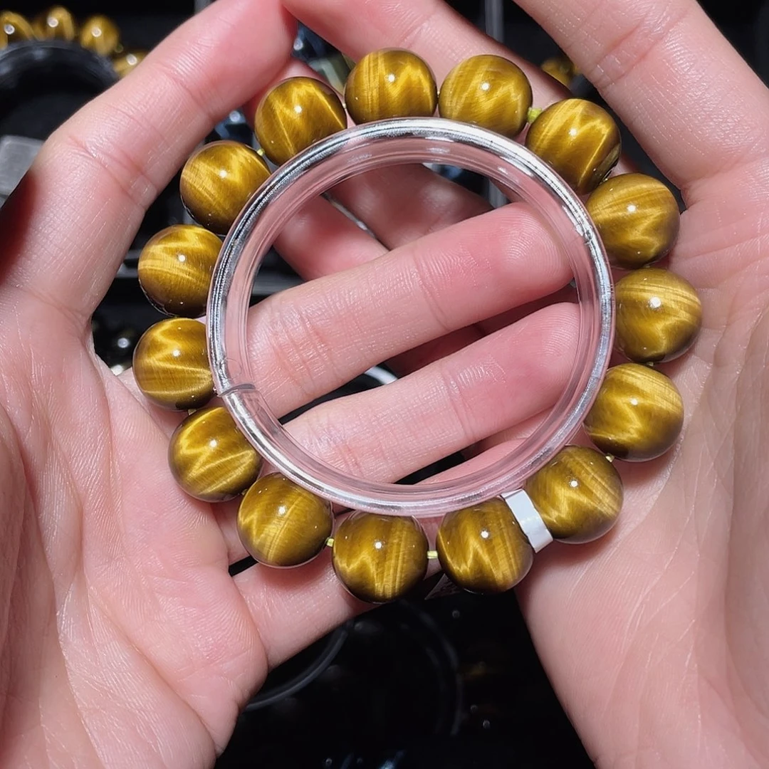 糯***_木变石（虎睛石）未镶嵌手链