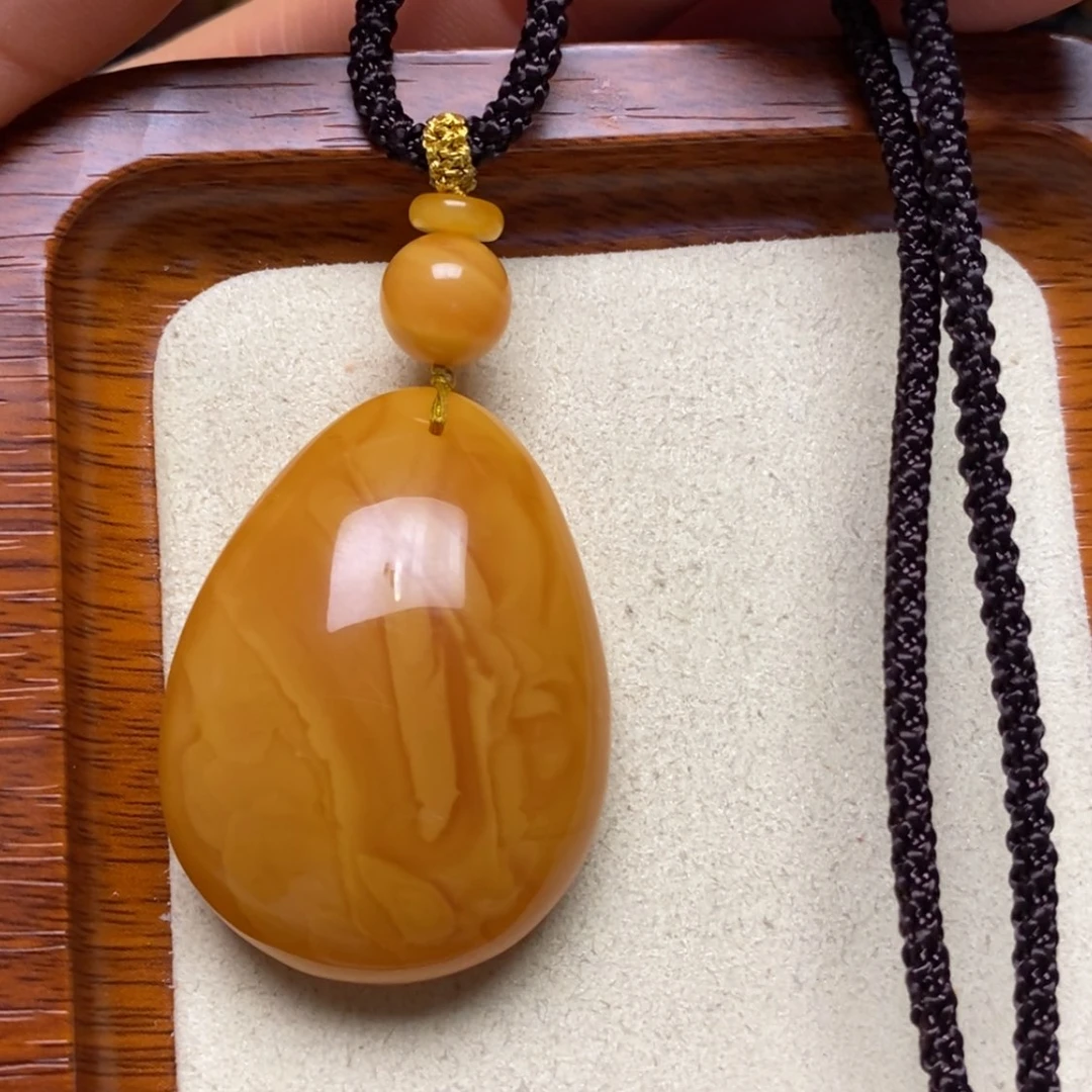 【闪购商品】蜜蜡颈饰未镶嵌项链