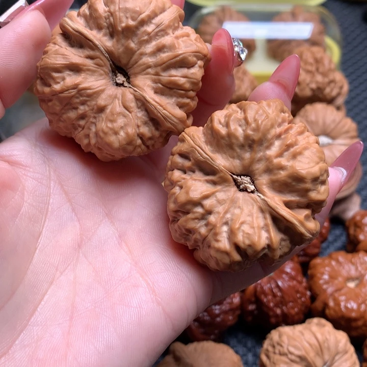 文玩核桃把件仁*45肚48延庆蛙