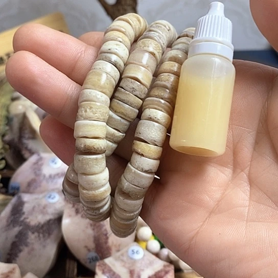 天***亮手串/手链鹿骨养殖鹿三界长串114颗