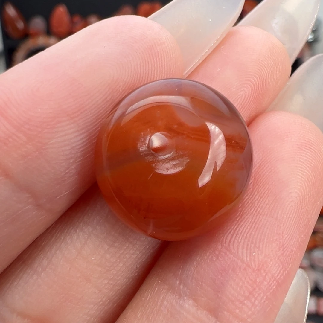 南红玛瑙未镶嵌颈饰公主扣