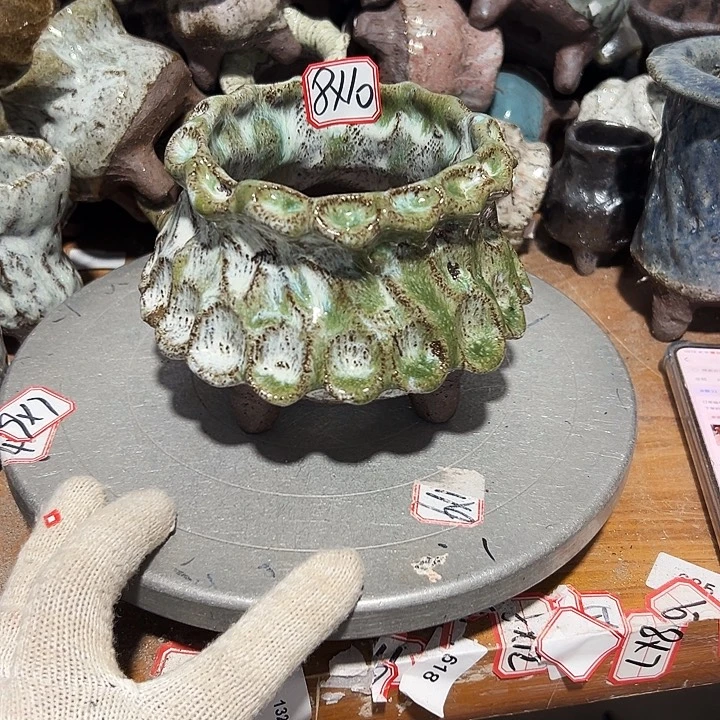 粗陶花盆制作就这样了，