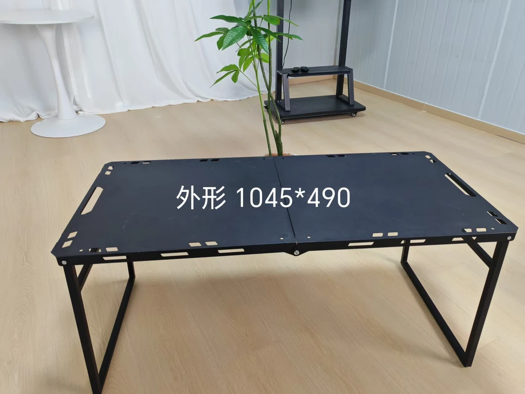 户外露营折叠桌轻量化自动拓展便携战术桌多功能设计战术折叠桌