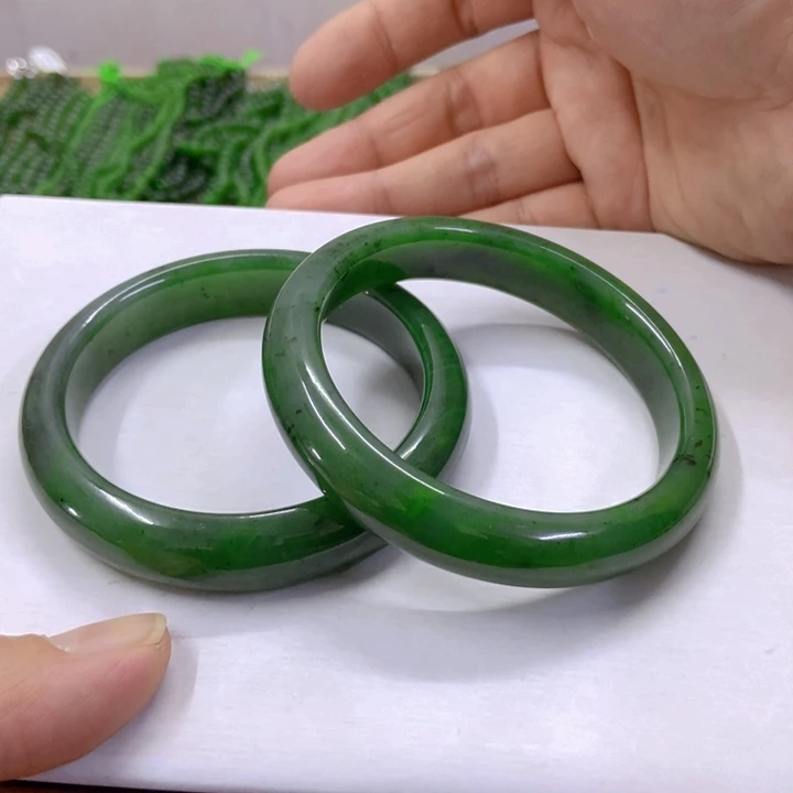 【闪购商品】和田玉（碧玉）手镯未镶嵌多样发一件11