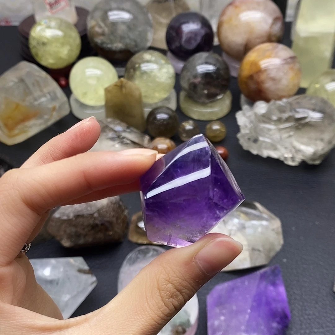 水晶珠宝半成品未镶嵌125水晶石