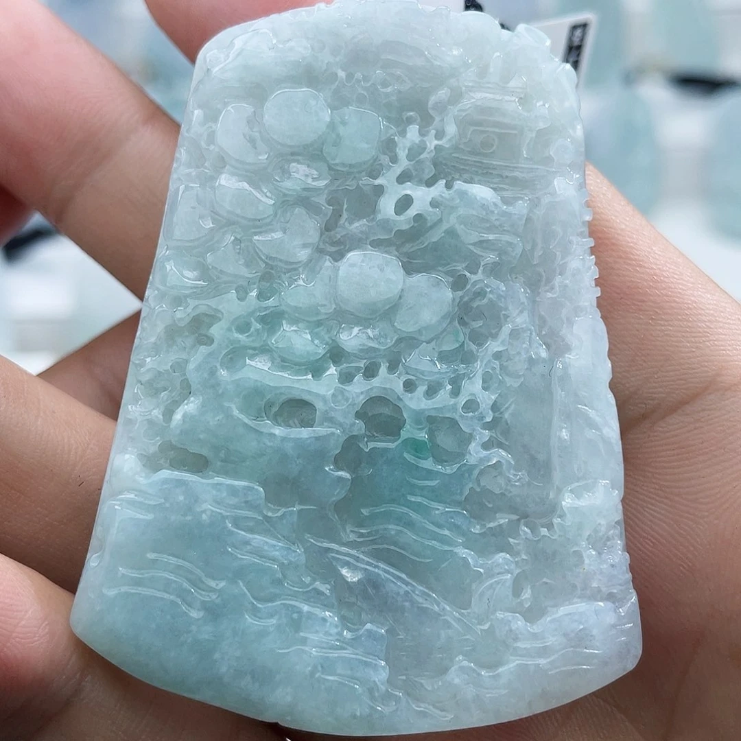 颈饰未镶嵌翡翠翡翠