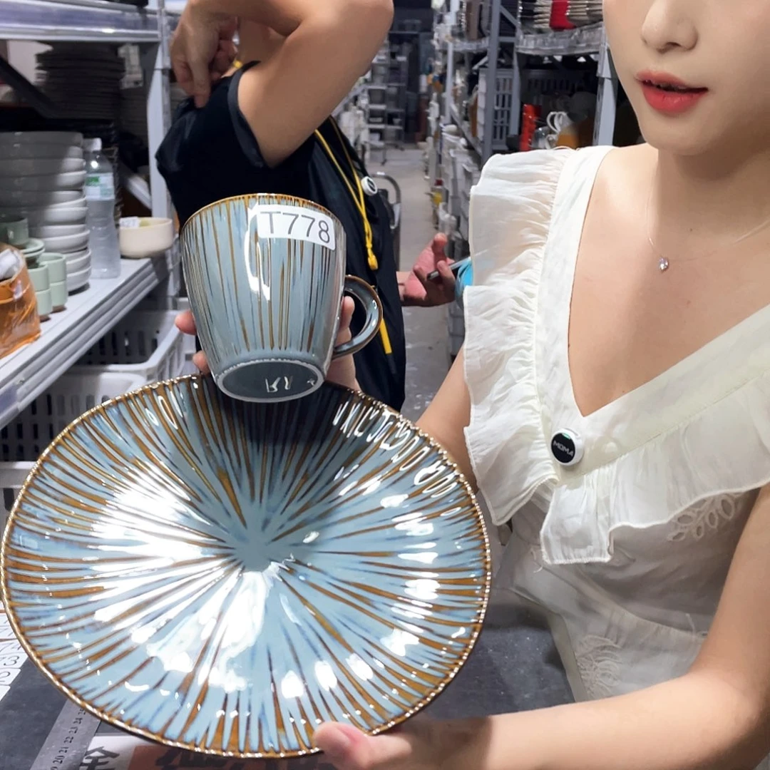 瓷片778            2杯2盘