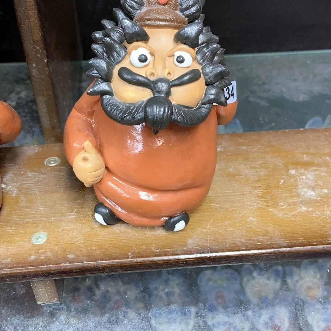 摆件荧*直播间手工抽象陶瓷摆件034