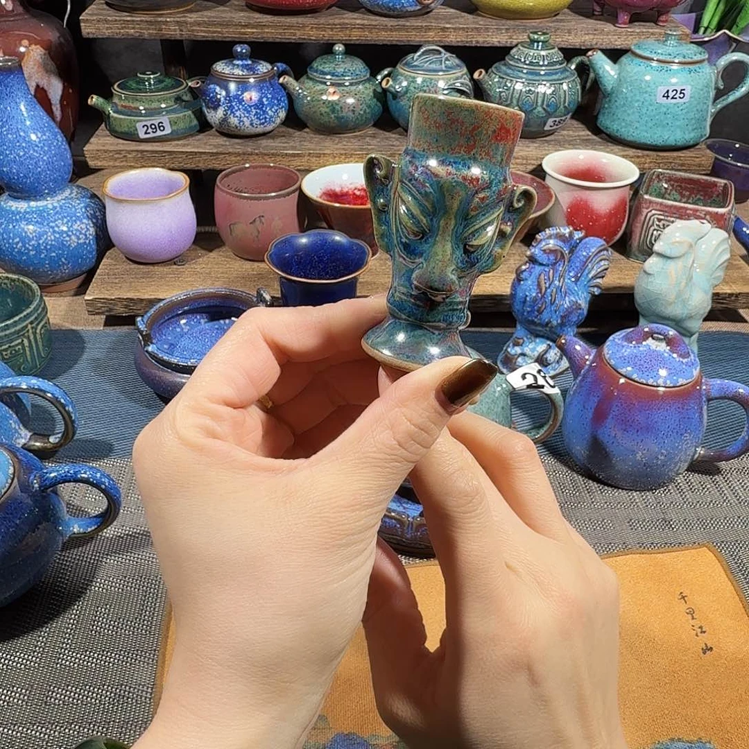 于大鹏茗欣钧窑高温钧瓷