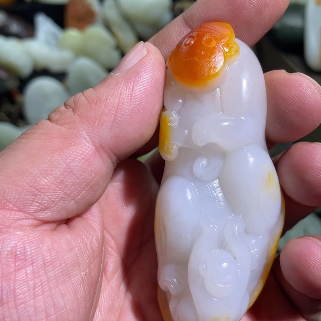 和田玉颈饰未镶嵌徒*
