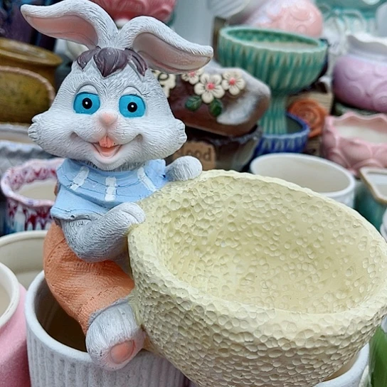 多肉绿植陶瓷花盆9.9包邮