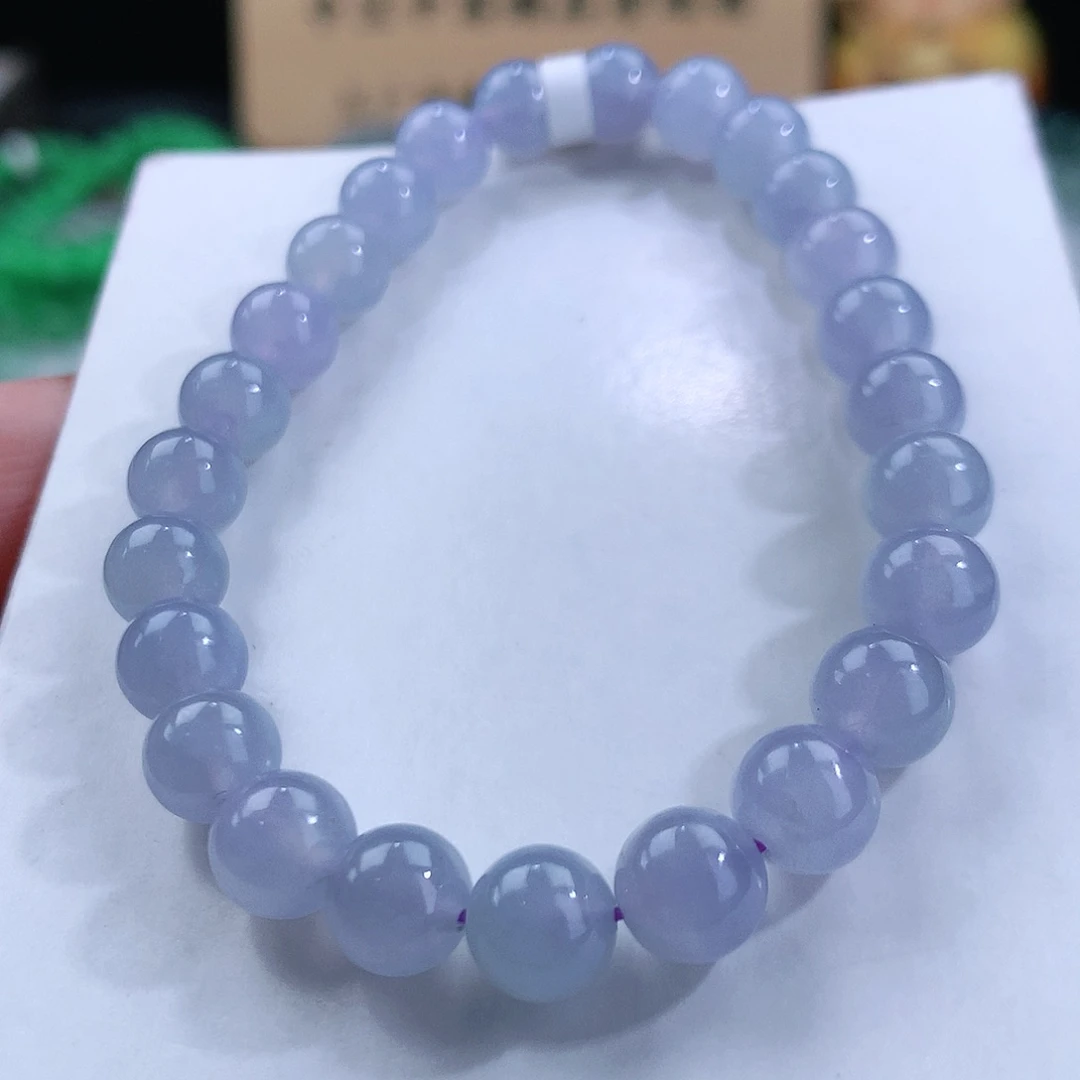 翡翠手链未镶嵌卡7mm