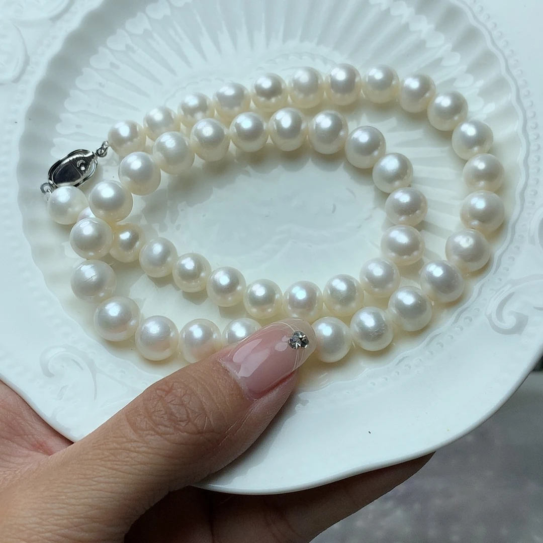 淡水珍珠9-10未镶嵌t20项链