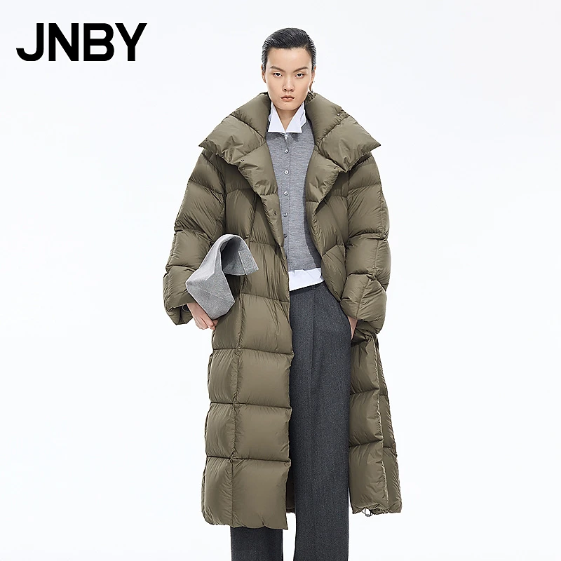 【商场同款】JNBY/江南布衣25冬新品羽绒服宽松立领长袖5PAC11100