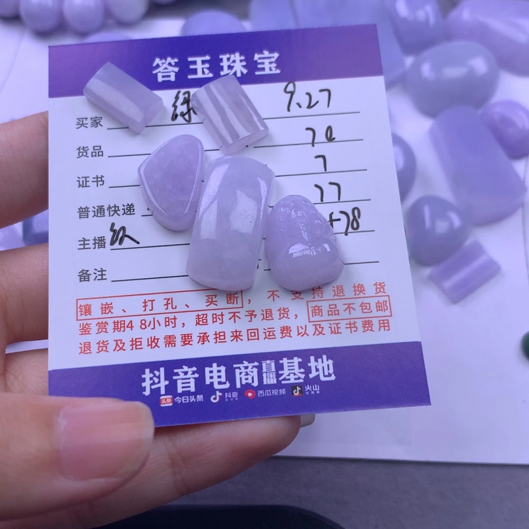 颈饰未镶嵌翡翠绿*