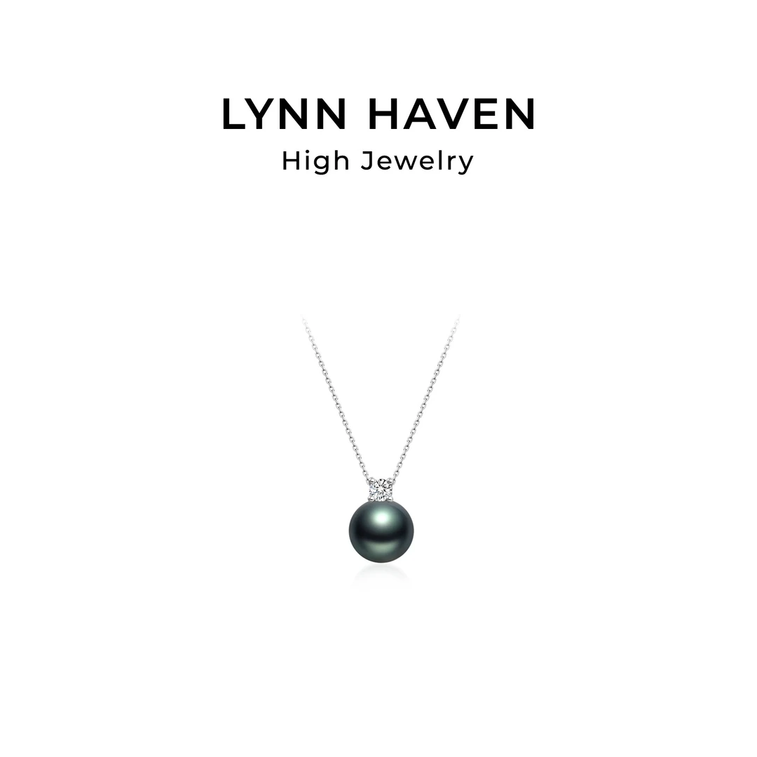 LYNNHAVEN麟玟 EARTH戴妃【惊蛰】大溪地珍珠颈链吉尔德证18K金吊坠