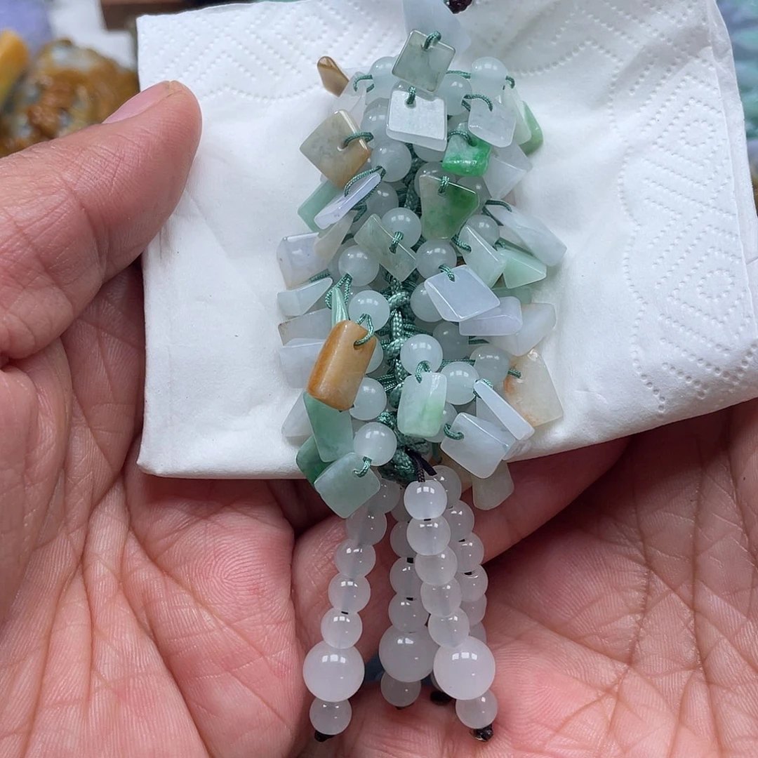 颈饰未镶嵌翡翠翡玉缘翡翠