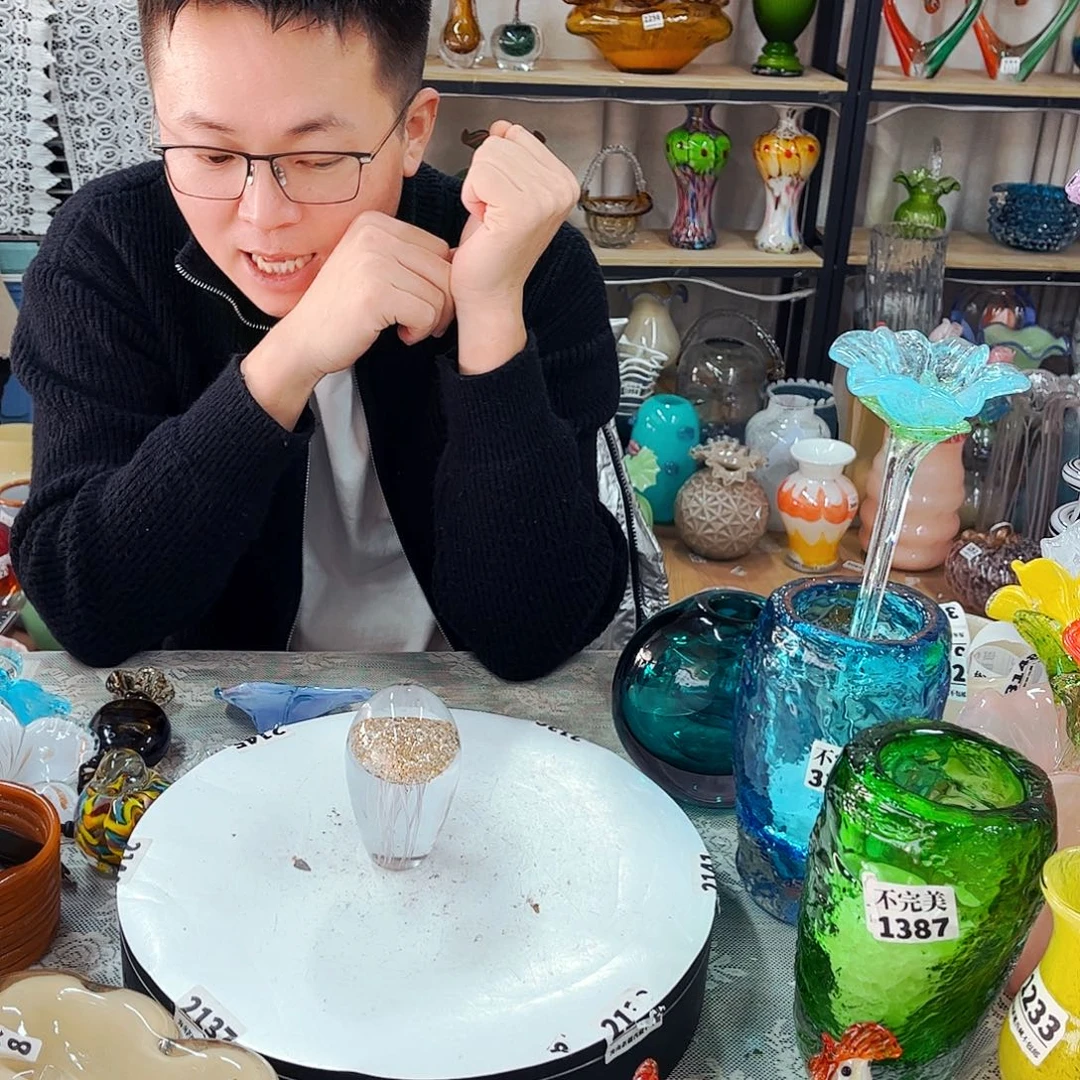 水母 家悦琉璃工艺品不完美