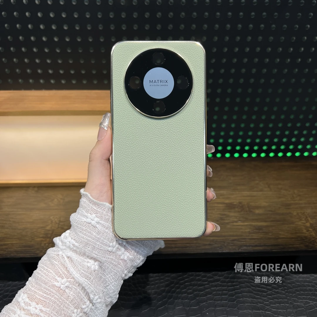 适用于荣耀X70手机壳HONORx70真皮全包防摔男女保护套高级感小众