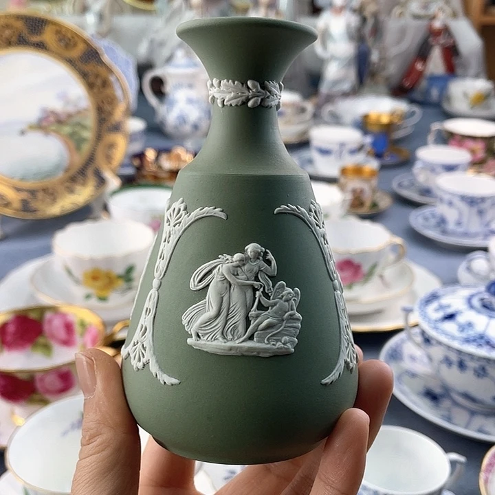 中古欧瓷瓷器小房子