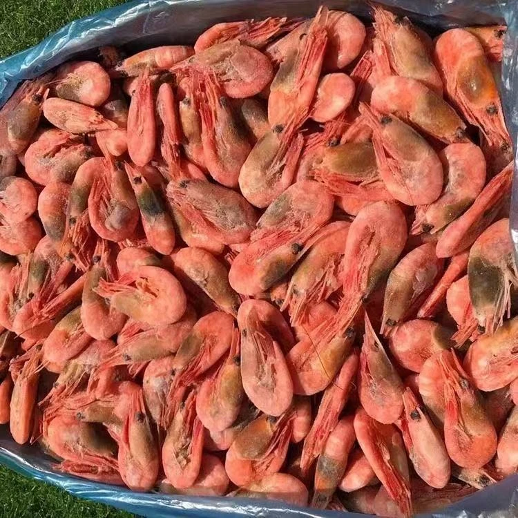 黑头甜虾型号80-100【头籽80％】大小混装5斤介意勿拍