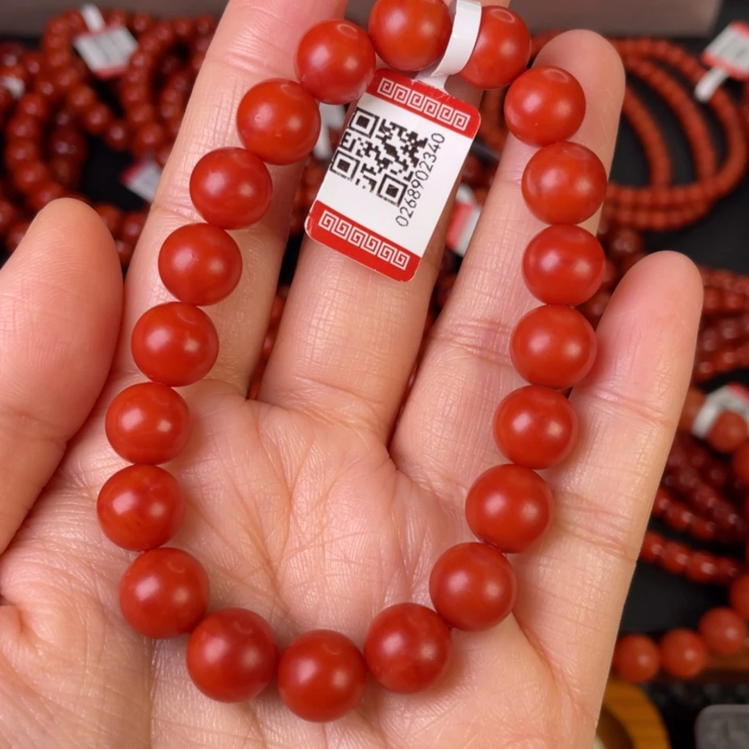 【闪购商品】未镶嵌南红玛瑙手链十**妈满肉满色花