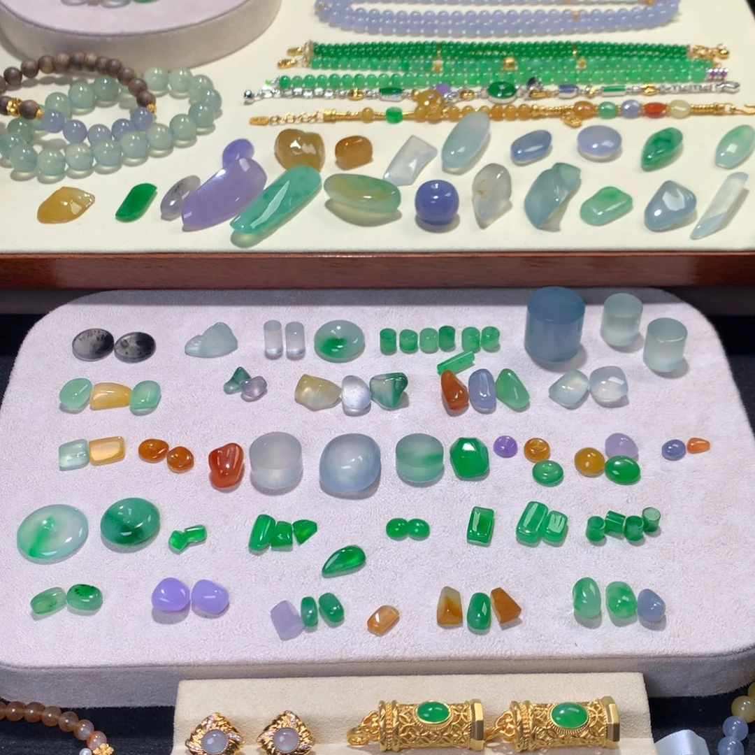 翡翠散珠天然翡翠