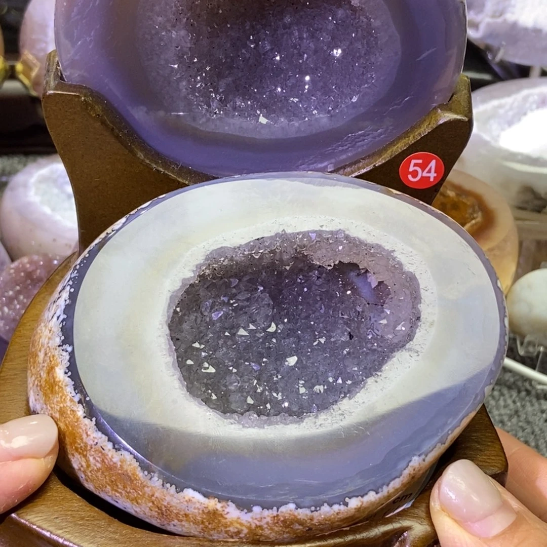 紫晶摆件未镶嵌水晶