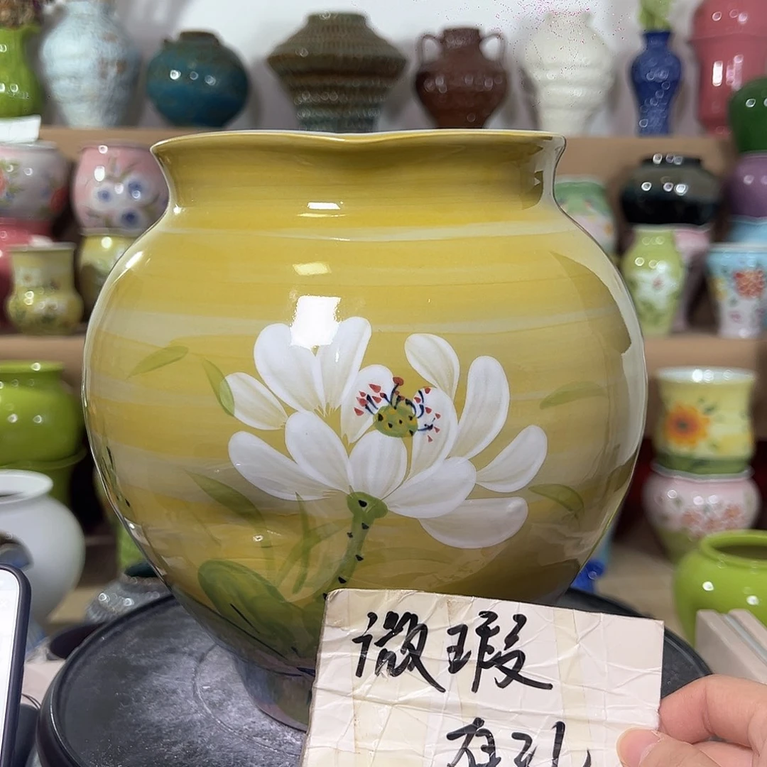 景德镇陶瓷花盆花器瑕021