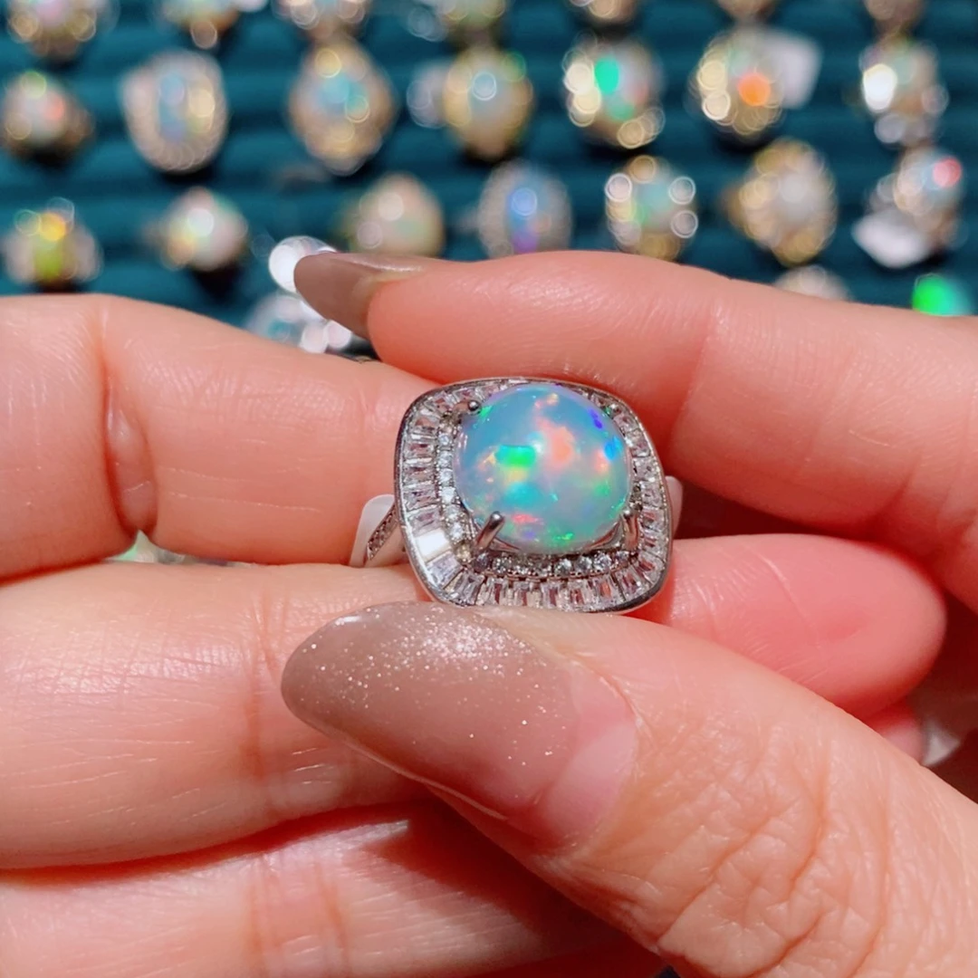 欧泊欧泊戒指银S925镶嵌