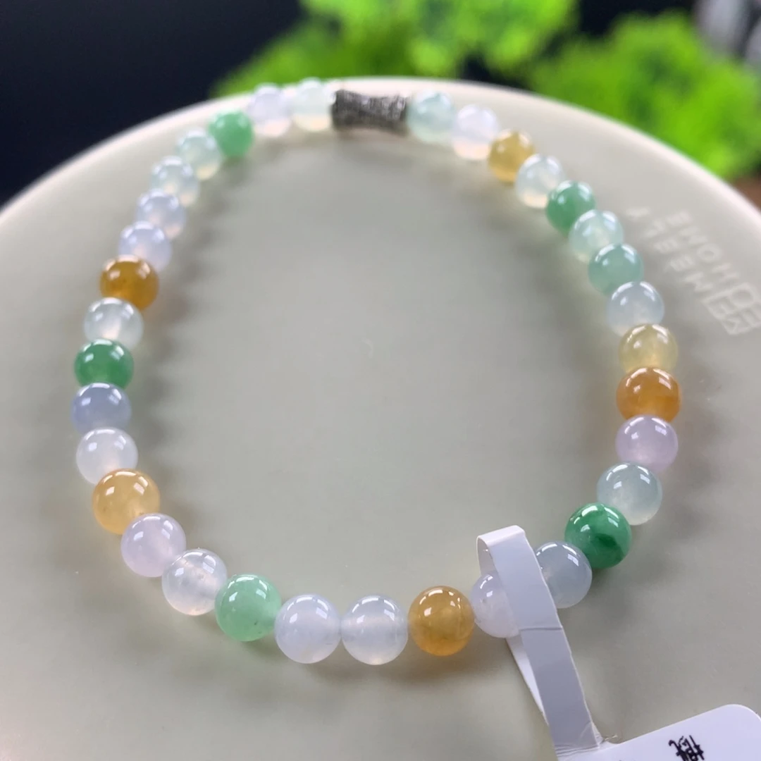 翡翠未镶嵌手链卡5
